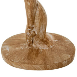 Figura bailarina blanco y beige