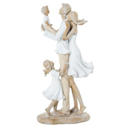 Figura familia blanco y beige