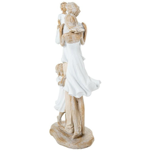 Figura familia blanco y beige