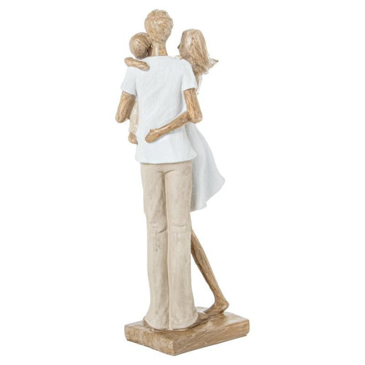 Figura familia blanco y beige