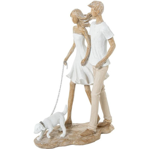 Figura familia blanco y beige