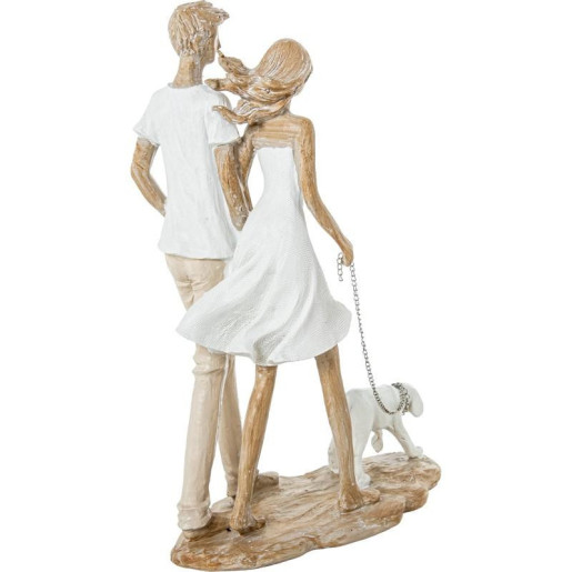 Figura familia blanco y beige