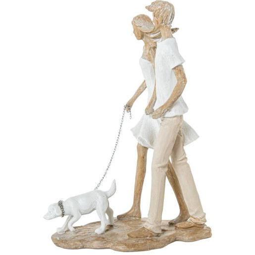 Figura familia blanco y beige