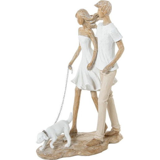Figura familia blanco y beige