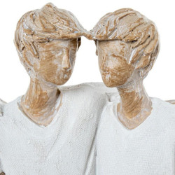 Figura amigos blanco y beige