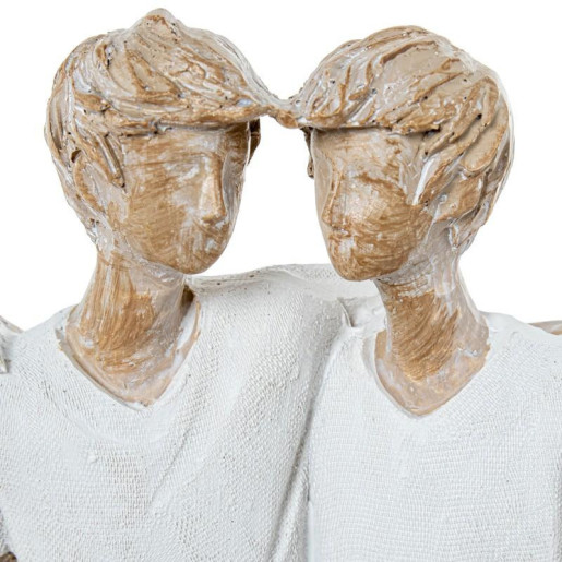 Figura amigos blanco y beige