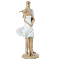 Figura pareja blanco y beige