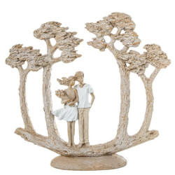 Figura pareja blanco y beige