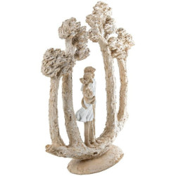 Figura pareja blanco y beige