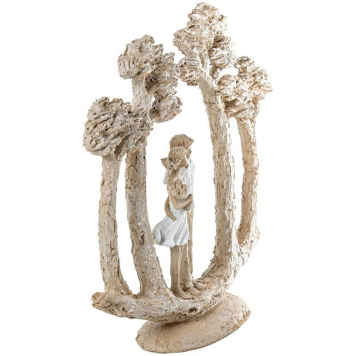 Figura pareja blanco y beige