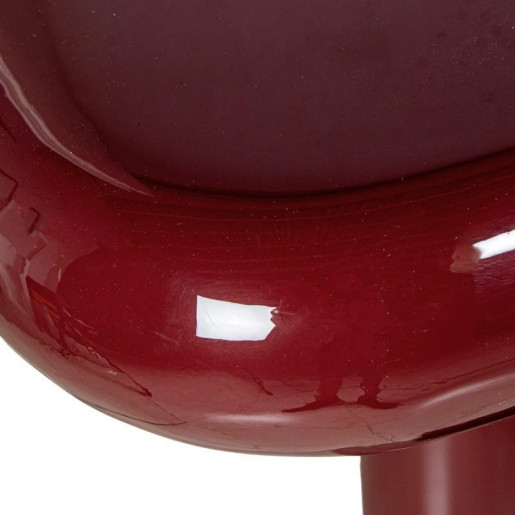 Mesa entrada rojo oscuro lacado