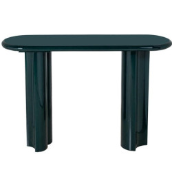 Mesa entrada verde oscuro lacado
