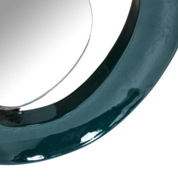 Espejo pared verde oscuro lacado