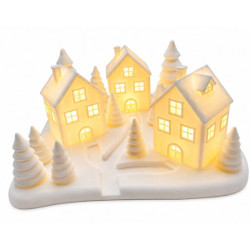 Pueblo navideño Blanco