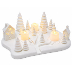 Pueblo navideño Blanco