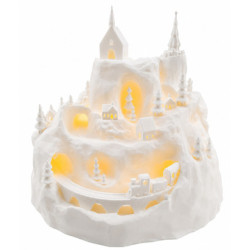 Pueblo navideño Blanco