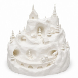 Pueblo navideño Blanco