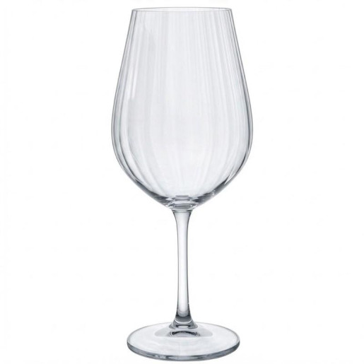 Set 6 copas vino transparente