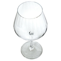 Set 6 copas vino transparente