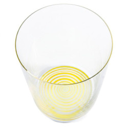 Set 6 vasos azul, amarillo y verde