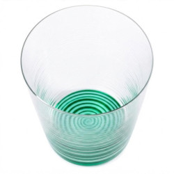 Set 6 vasos azul, amarillo y verde