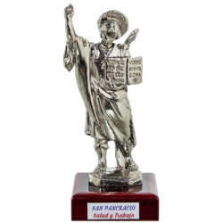 Figura san pancracio plateado