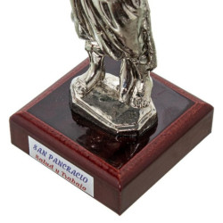 Figura san pancracio plateado
