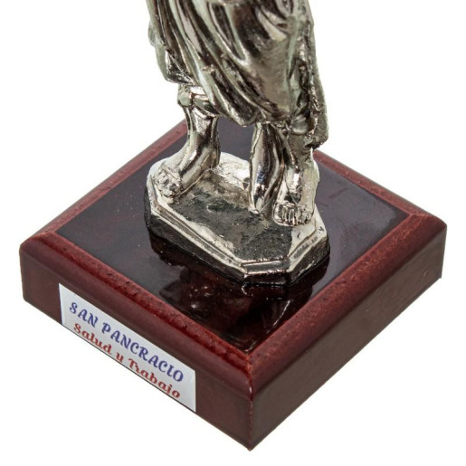 Figura san pancracio plateado