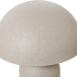 Lampara sobremesa beige mate rugoso