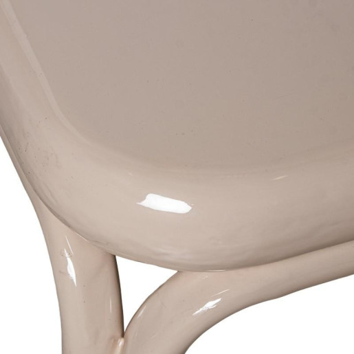 Mesa centro beige brillo