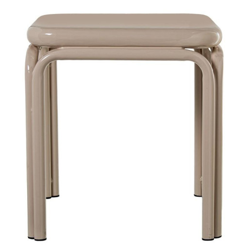 Mesa centro beige brillo