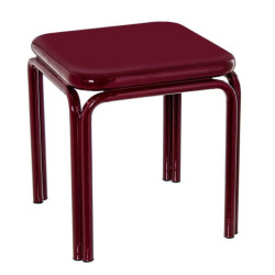 Mesa centro burdeos brillo