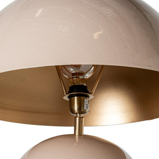 Lampara de pie beige brillo