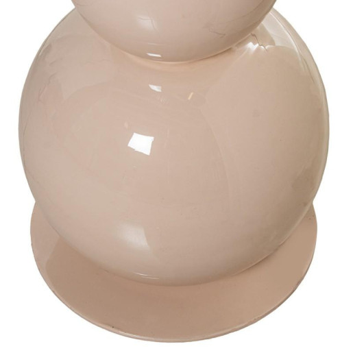 Lampara de pie beige brillo