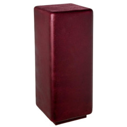 Pedestal burdeos mate rugoso