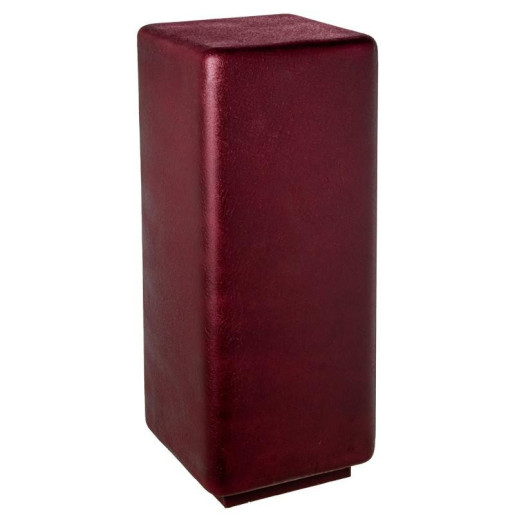 Pedestal burdeos mate rugoso