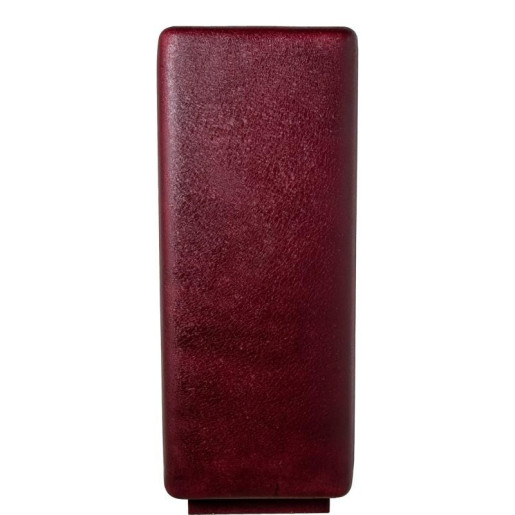Pedestal burdeos mate rugoso