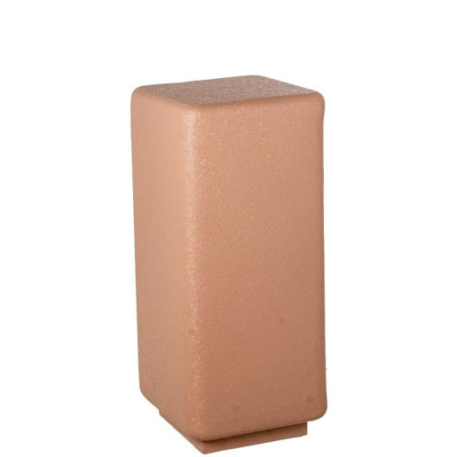 Pedestal rosa mate rugoso