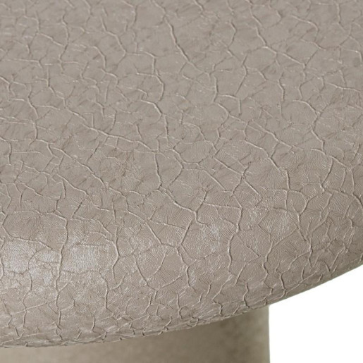 Mesa auxiliar beige mate rugoso