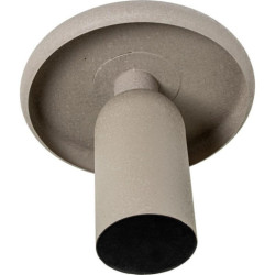 Mesa auxiliar beige mate rugoso