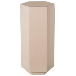 Pedestal beige brillo