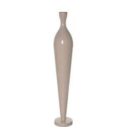 Jarron beige brillo