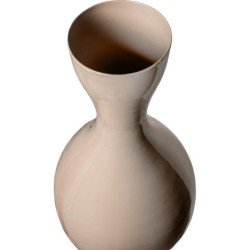 Jarron beige brillo