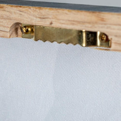 Set 2 cuadro lienzo azul, blanco y beige