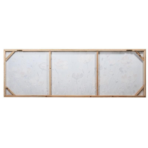Cuadro lienzo blanco, verde y beige