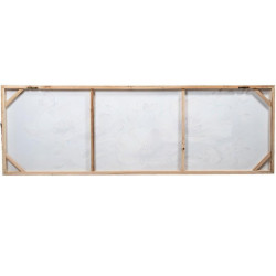 Cuadro lienzo blanco, beige y azul