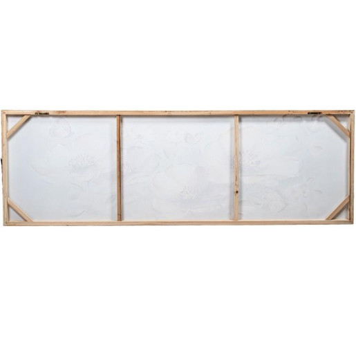 Cuadro lienzo blanco, beige y azul