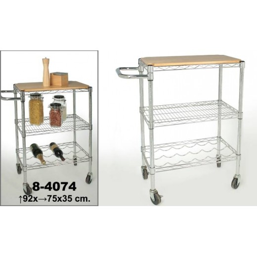 carro de cocina, verdulero